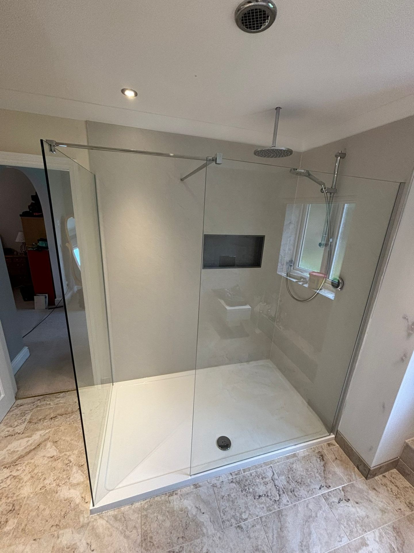 Large Walk-in Shower — Uckfield — expert bathroom fitting by LUXE Bathrooms East Sussex